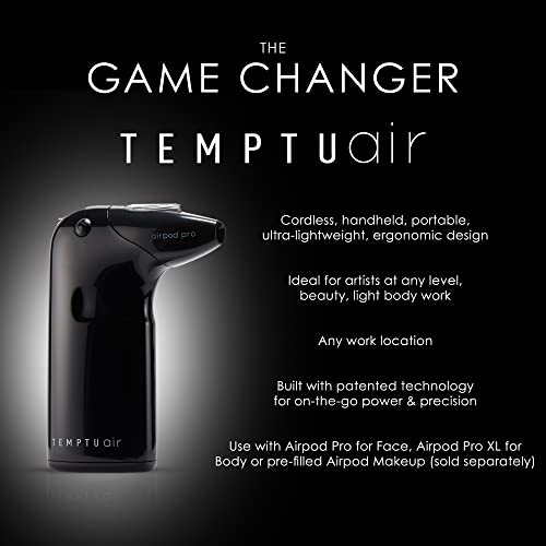 Temptu Air: Cordless Airbrush Makeup Tool For Instant Blending And A Natural, Luminous Look - Professional Airbrush Makeup System For Use With Temptu Makeup Airpods #TOP2