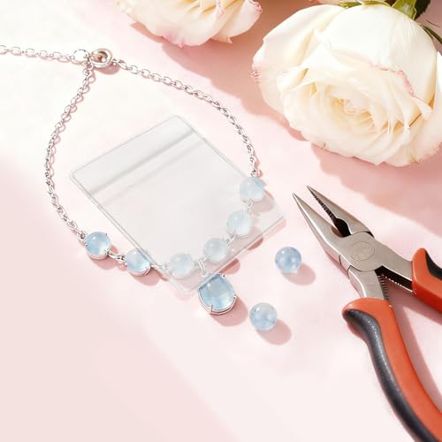 Pochettes à bijoux transparentes en PVC boîte acrylique rangement bagues boucles