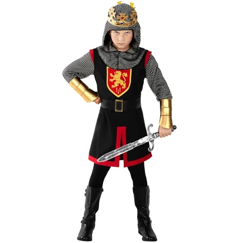 Morph Medieval Knight Costume For Boys, Knight Costume Kids, Halloween Costumes For Boys Warrior Costumes Kids L