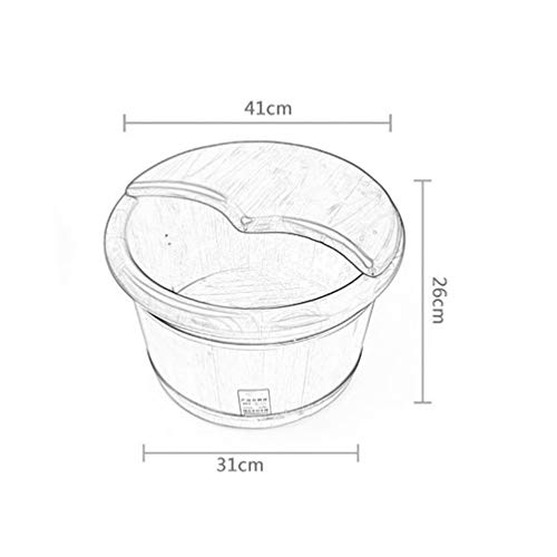 Cubeta de Madera para Baño de Pies para Pedicura miniatura 4
