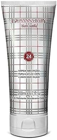 Giovanna BabyLinha Tradicional - Locao Hidratante Corporal Blanc Vanilla 200 Ml Classic Collection - Blanc Vanilla Moisturizing Body Lotion 6.7 Fl Oz