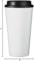 Vista 6 de Simply Green Solutions - Reusable Coffee Cups with Lids, Thermal Cups for Hot and Cold Drinks, Double Wall Tumbler, To Go Coffee Cups, 16 oz Coffee