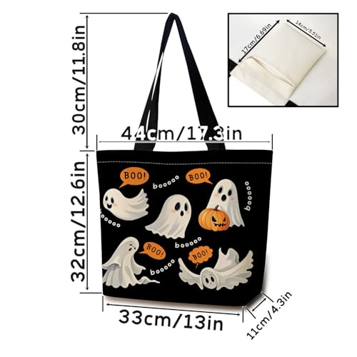 Bolsa Tote Reutilizable Boo Spooky para Compras miniatura 4
