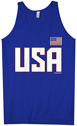 Threadrock Men's USA National Pride Tank Top