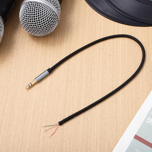 Cable de audio Jack 3.5mm trenzado de 30 cm 2 unidades miniatura 4