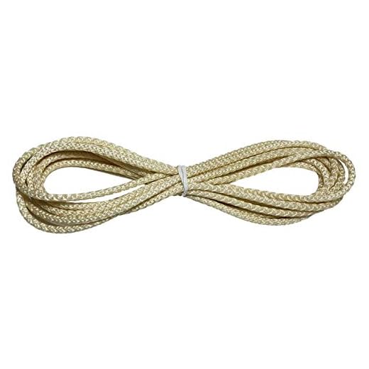 True Choice Replacement Cord Loops Fits All Major Brands Like Hunter Douglas, Levolor, Kirsch, Graber, Bali, Used On Most Cellular and Pleated Shades - Color Vanilla (1, 5 Ft)