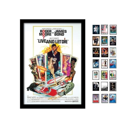 Image of James Bond Pyramid International (Man With Golden Gun One-Sheet) 30cm x 40cm Framed, Collectors Print, One Size