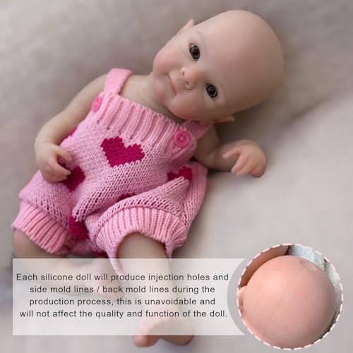 Muñeca Reborn de Silicona Realista de 12 Pulgadas miniatura 5
