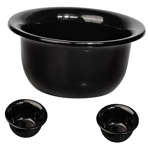 FRCOLOR 3Pcs Men Shaving Bowls Reusable Household Shave Bowl for Lathering Durable Shaving Cup for Men Shaving Supplies
