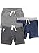 Produktbild Simple Joys by Carter's Baby-Jungen Multi-Pack Knit Shorts, Marineblau Heidekraut/Kohlegrau Meliert/Grau, 3-6 Monate (3er