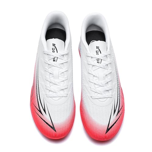 Image of Soccer Cleats for Mens Womens High Tops Lace Up Unisex Football Shoes Indoor Turf Soccer Shoes AG FG TF for Beginners to Advanced Players