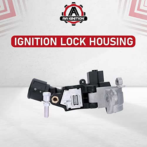 Replacement Ignition Lock Housing - Replaces 8L8Z3511B, 8L8Z3511C, 9L8Z-3511-A, ZZCB66160, ZZDB66160, 989-019 - Compatible with Ford, Mazda and Mercury Vehicles - Focus, Escape, Tribute, Mariner