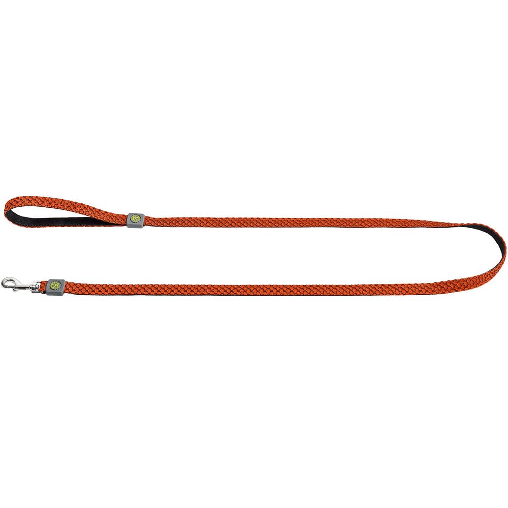HUNTER Hilo Dog Lead Orange with Hand Strap Lightweight 3D Mesh Material Quick-Drying Weather-Resistant Easy Care Ideal for City and Training Size: 15/140 cm
