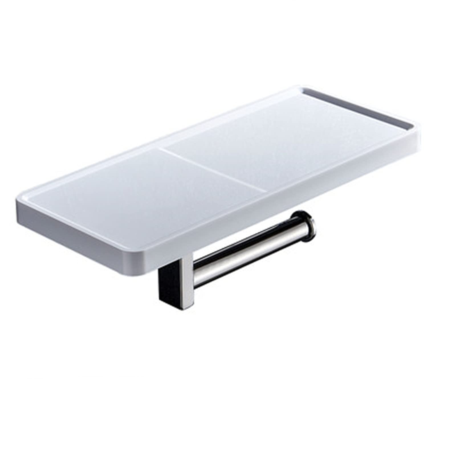 Paper Towel Holders Stainless Steel Toilet Tissue Holder Roll Paper Rack for Kitchen Bathroom and Toilet(Silver1)