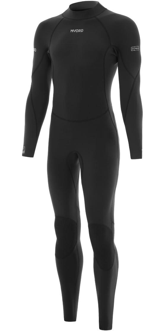 Nyord 2026 Mens Solu Yulex 3/2mm Back Zip Fl Wetsuit - Black