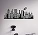102X42 Cm Gotham City Vinyle Autocollant Mural Batman City Comic Accueil Intérieur Maison Décoration Murale Sticker Mural