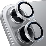 WSKEN Protector de lente de cámara para iPhone 17/16/16 Plus – [Keep Original Shooting] irrompible 9H vidrio templado película protectora de cámara anillo de metal