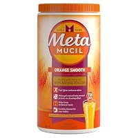 Metamucil Daily Fibre Supplement Smooth Orange, 114 Doses, 673g