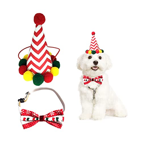 XIZHOUCUN Noël Santa Claus Barbe Masque Masque de Coton Adulte Masque réutilisable décoration de Noël décoration de Noël (Color : Xmas Hat Bow Tie Set) Cover