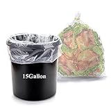Yopay 20 Pack 15 Gallon Bucket Liner Bags for Marinating and Brining, 5.5 Mil Extra Large Thick Plastic Drum Liners Food Storage Bags, 19