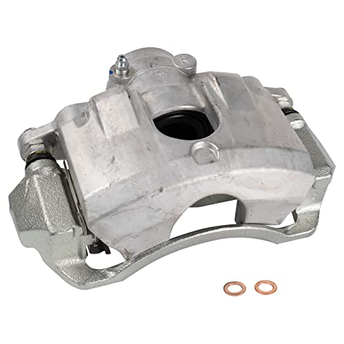 Image of TRQ Front Right Brake Caliper w /Bracket Passenger Side