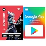 VALORANT £15 Gift Card (digital code) + Google Play gift code £10 (Email Delivery - UK Customers Only)