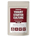 Coolinario Yoghurt Starter Culture (5-Pack, 1.5g Sachets) Live Cultures with Probiotics | Creamy, Thick & Delicious | Regular or Greek Yogurt | Non-GMO, No Preservatives, Gluten Free