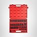 SUNEX TOOLS 3351, 3/8 Inch Drive Impact Socket Set, 51-Piece, Metric, 7mm - 22mm, Standard/Deep/ Universal, Cr-Mo Steel, Radius Corner Design, Heavy Duty Storage Case, Meets ANSI Standards