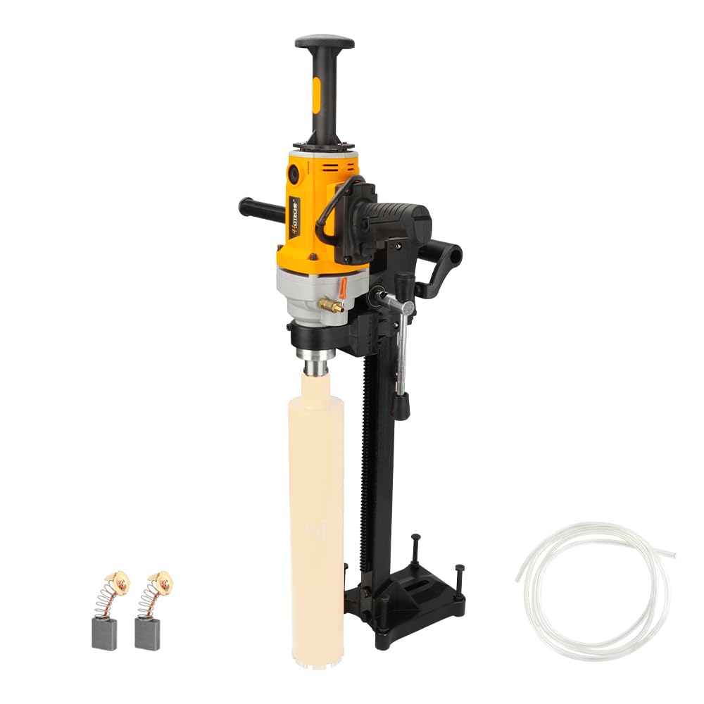 Hoteche 2400W Nass-Kernbohrmaschine | 0-1300RPM Leerlauf, Max. 175mm Bohrfähigkeit