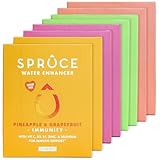 Sugar-Free, Low Calorie Water Enhancer – Hydrate, Support Immunity, Heart, Brain & Bones, Boost Metabolism & Energy with Ginseng & Ginkgo, 4 Flavours – Raspberry, Cherry, Lime, Pineapple, 96 Sachets
