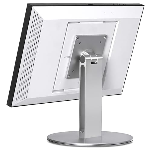 UPERGO Stand for Echo Show 21 and 15 180 Tiltable Heavy Duty All Aluminum Base Compatible with Smart Displays & VESA Mount Speakers Easy Assembly
