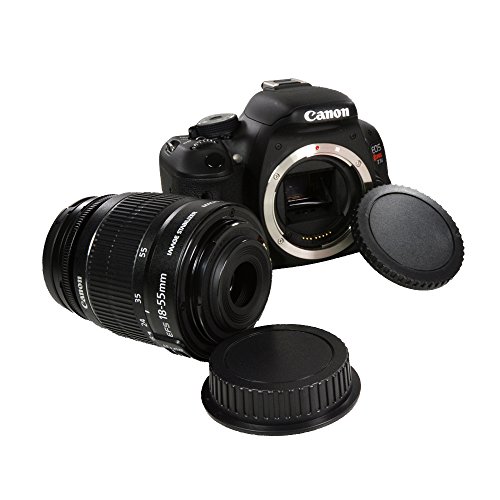 Camdesign Body Cap & Camera Rear Lens Cover Compatible With Canon Eos Canon Rf-3 Canon Eos 1D 1Ds Mark Ii Iii Iv 7D Mark Ii D30 D60 50D 60D 60Da 5D Mark Ii Mark Iii 7D T7I Xt Xti Xsi T3 T3I T4 T4I #TOP2