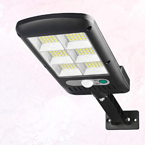 120 LEDs, suporte de luz de rua, sensor de luz solar de jardim, lâmpada de pátio, ferramenta de ilum
