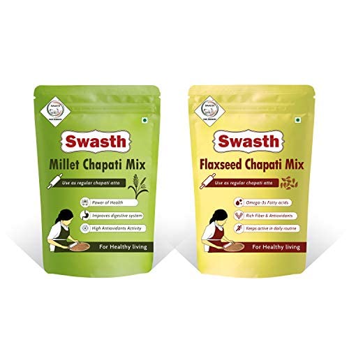 Flaxseed Chapati Mix and Millet Chapati Mix Cover