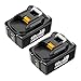 2Stück BL1860B Ersatzakkku 5500mAh 18V Li-ion Akku für Makita 18V akku Kompatibel mit BL1860 BL1850B BL1840B BL1830