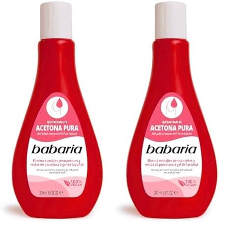QUITAESMALTE ACETONA PURA (Paquete de 2)