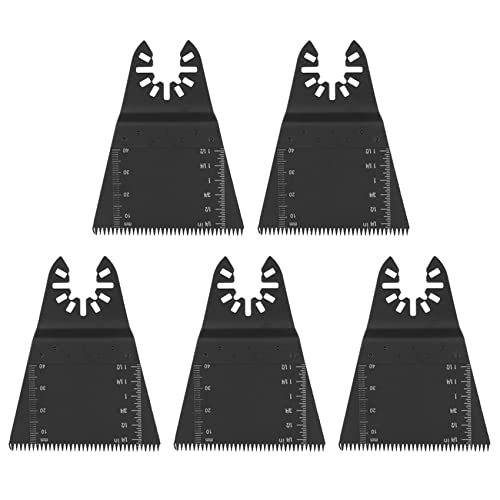 Artillery Hojas de Sierra Oscilante, 5 piezas 65 mm Hojas de Corte para Herramientas Oscilantes Multifunción, Accesorios Multiherramienta Universal para Cortar Madera, Clavos, Metal