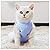 NA Professional Cat Recovery Suit Anti Licking Cat Medical Suit Breathable Cotton Cat Recovery Shirt for Cats and Dogs After Surgery Wear Anti Licking Wounds (Blue M)