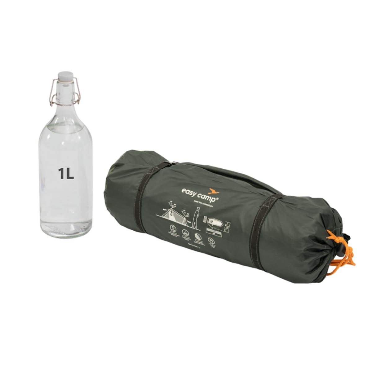 Easy Camp Sarek 1 Compact Blackroom - Tienda de campaña para 1 persona