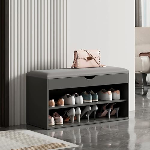Armoires de rangement pour chaussures et banc de siège d'entrée chic