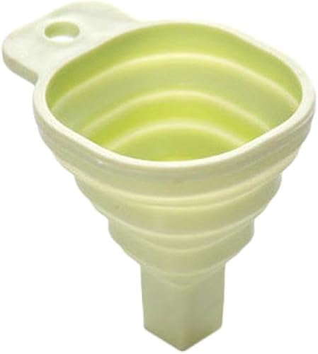 Embudo plegable seguridad y para salud Diseño de agujero de gancho fácil almacenamiento para botella de agua líquido transferencia de polvo Durab