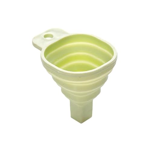 Embudo plegable seguridad y para salud Diseño de agujero de gancho fácil almacenamiento para botella de agua líquido transferencia de polvo Durab