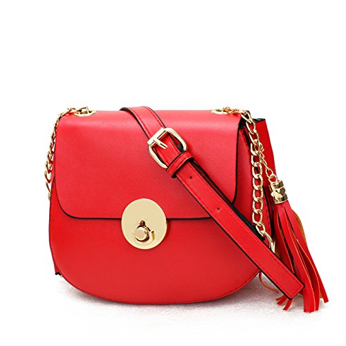 Sac à bandoulière avec spinlock rouge et poignée portable pour l'été