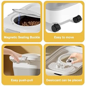 2PCS-Dog-Food-Storage-ContainerCollapsible-Dog-Food-Container-with-Travel-Silicone-Bowl-and-Scoop-for-DogCatBird-FoodKeep-Dry-Food-FreshEasy-to-Movewhite18LB2 - Cucciolini Doodles   2PCS-Dog-Food-Storage-ContainerCollapsible-Dog-Food-Container-with-Travel-Silicone-Bowl-and-Scoop-for-DogCatBird-FoodKeep-Dry-Food-FreshEasy-to-Movewhite18LB2