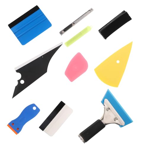 Kit de teinte pour vitres de voiture ifundom avec raclette et couteau, lot de 28 pièces