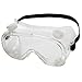 Sellstrom 81200 PVC Advantage Indirect White Vent Economy Protective Goggle, Green Tinted Body/Clear Lens