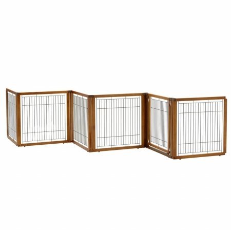 Convertible Elite Pet Gate H6 - Brown