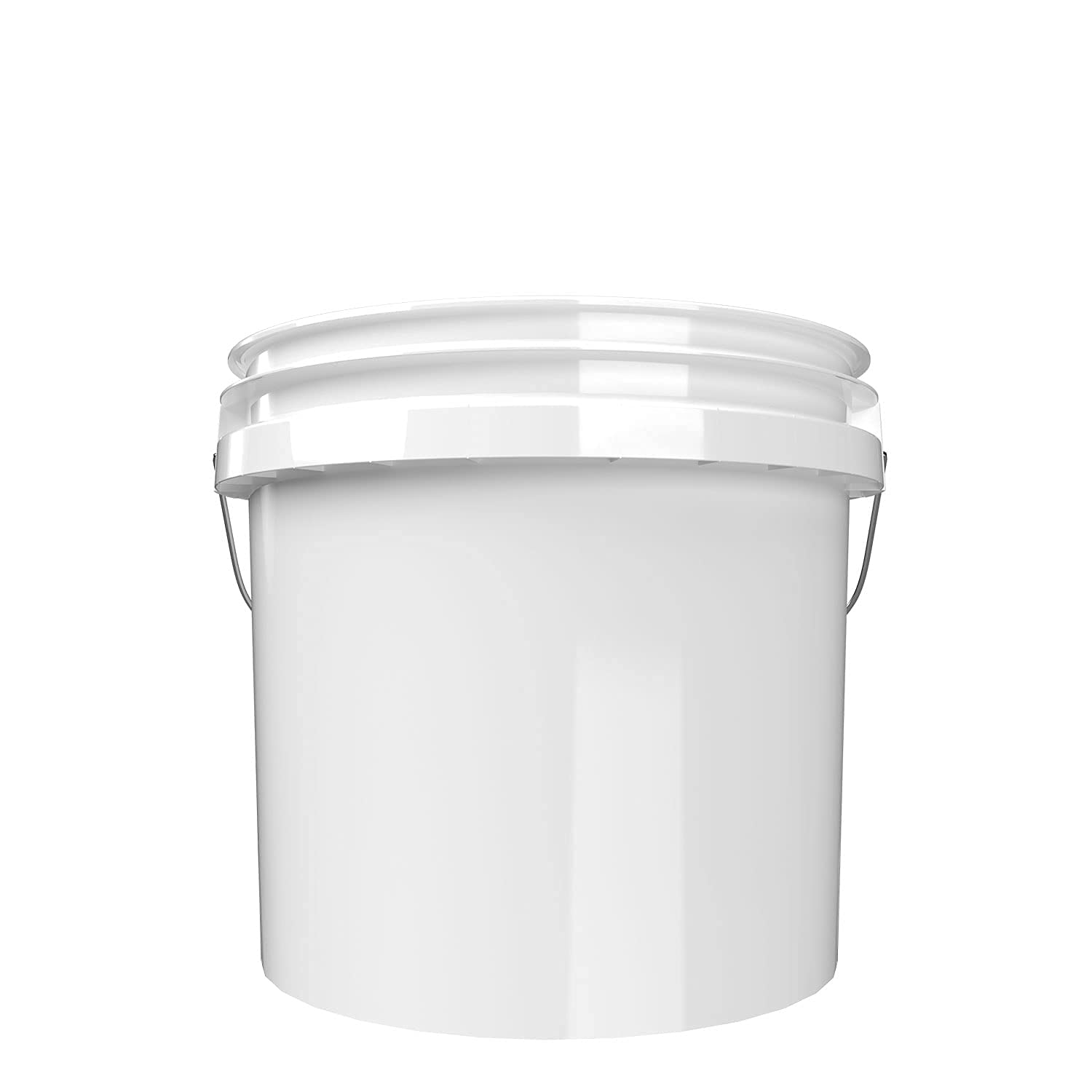 detailmate Kit de lavage de voiture: seau de lavage blanc robuste de 3,5 gallons (13 L) avec insert de seau de lavage Dirt Lock Detail Guardz noir pour un lavage à la main sans rayures