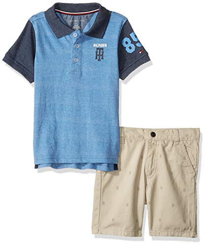 Tommy Hilfiger boys 2 Pieces Polo Shorts Set