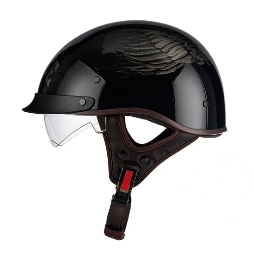 ヘルメット ハーフヘルメット 半帽 ヘルメット ハーレー 半帽 H2 Amazon.co.jp: 半帽ヘルメット バイクハーフヘルメット レトロ